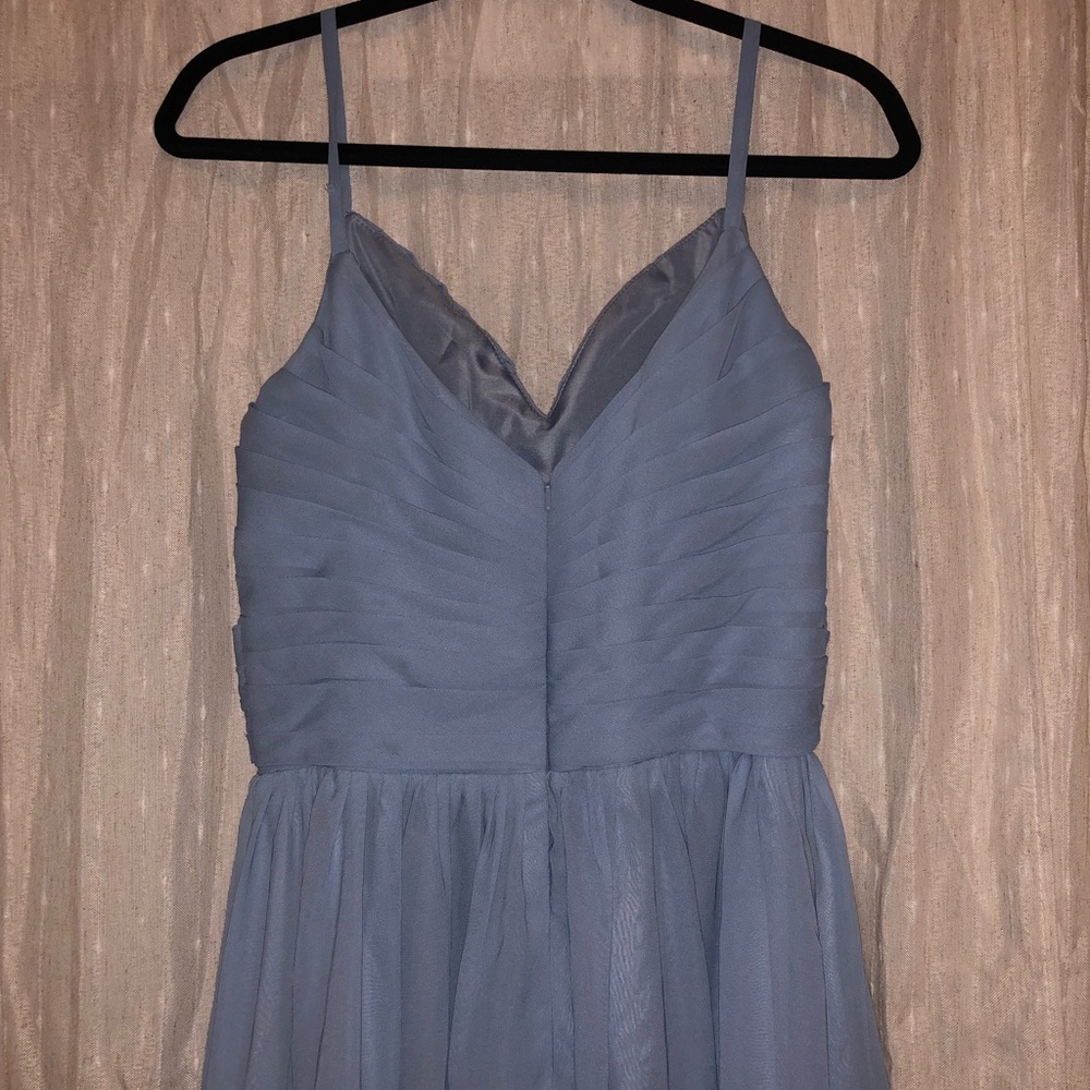 Periwinkle Blue Chiffon bridesmaid/prom dress